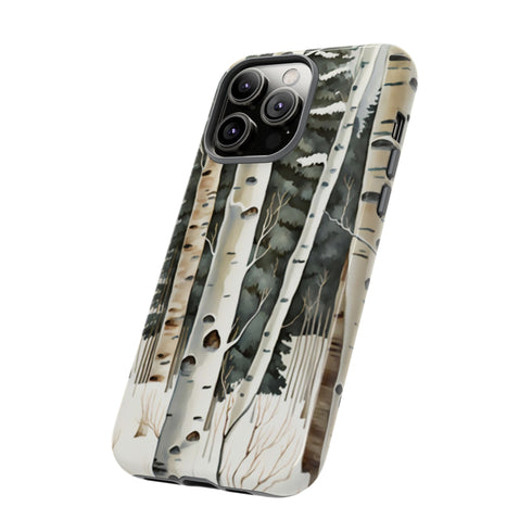 Winter Aspen Trunks - Impact Resistant Phone Case